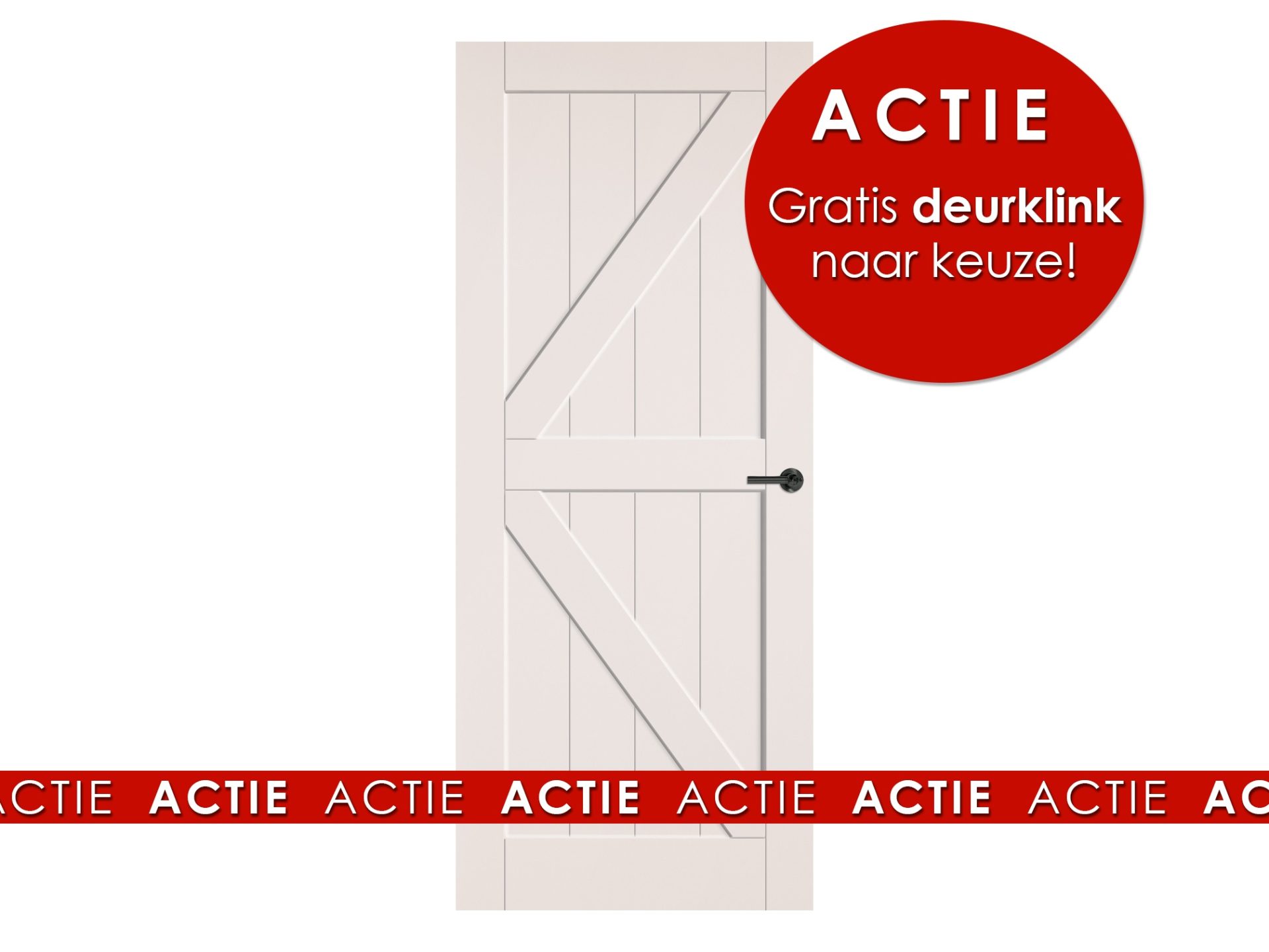 periode Klusjesman Idool ACTIE - CanDo barndeur "Silo" met gratis deurklink naar keuze - Bouwie  Doe-Het-Zelf